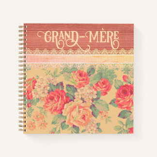 Cuaderno Shabby Chic Abuela Francesa Grand-Mère