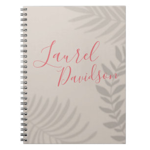 Cuaderno Shadow Palm Tan