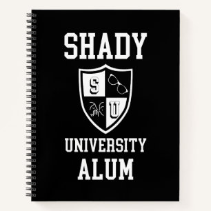 Cuaderno Shady University Alum grado sarcástico personaliza