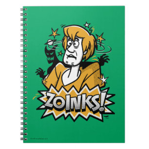 Cuaderno Shaggy "¡Zoinks!" Gráfico de semitono