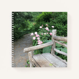 Cuaderno Shakespeare Garden Central Park NYC Roses rosas