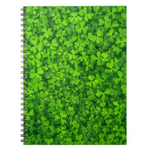 Cuaderno Shamrock Clovers Green Irish Symbol Irlanda