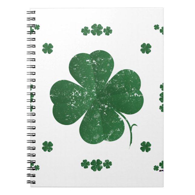 Cuaderno Shamrock - estilo vintage (Frente)