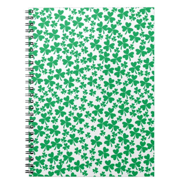 Cuaderno Shamrock para el Día de San Patricio (Frente)