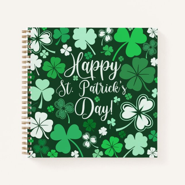 Cuaderno Shamrock St. Patrick (Anverso)