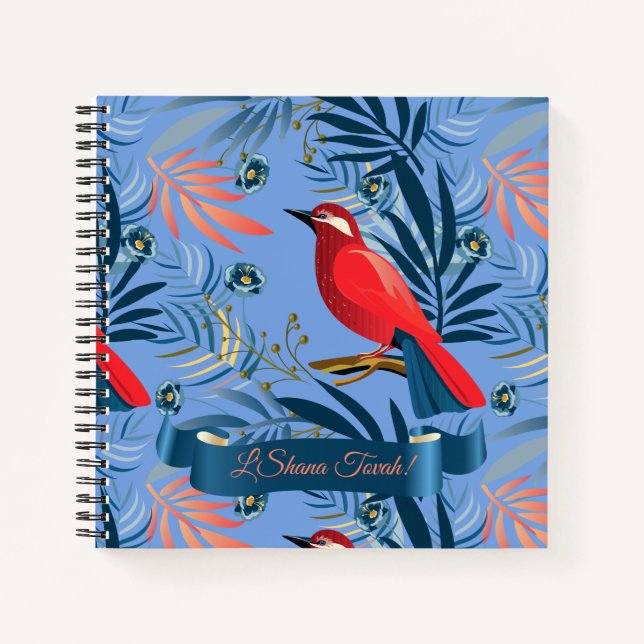 Cuaderno ¡Shana Tovah! Rosh Hashanah Año Nuevo Judío (Anverso)