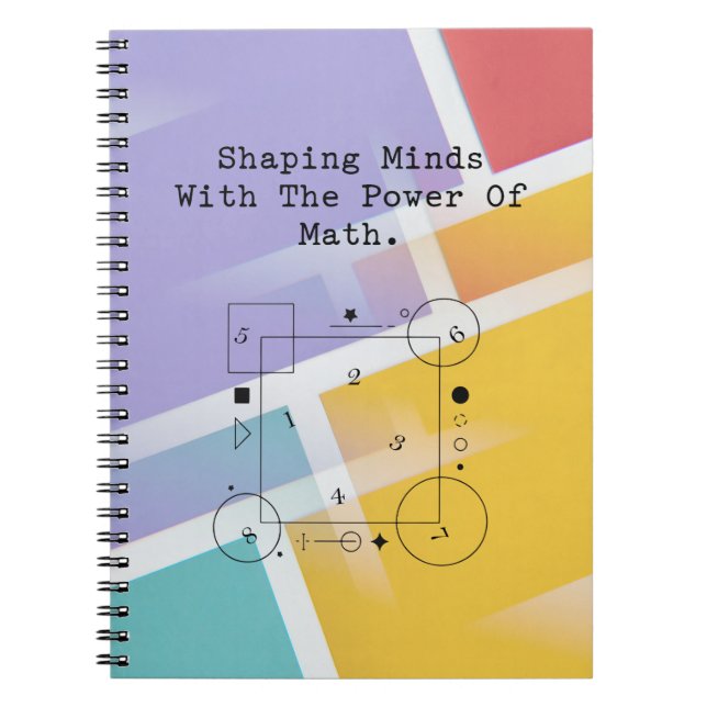 Cuaderno Shaping Minds Math Power | Inspiring Education (Frente)