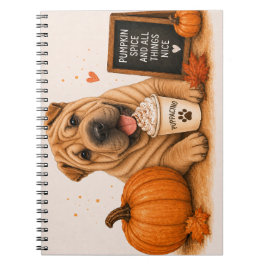 Cuaderno Shar Pei Especias de Calabaza
