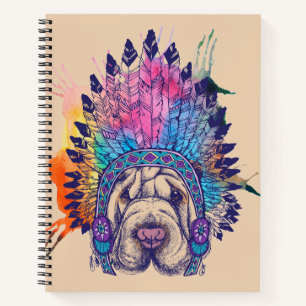 Cuaderno Sharpei, nativo americano jefe indio