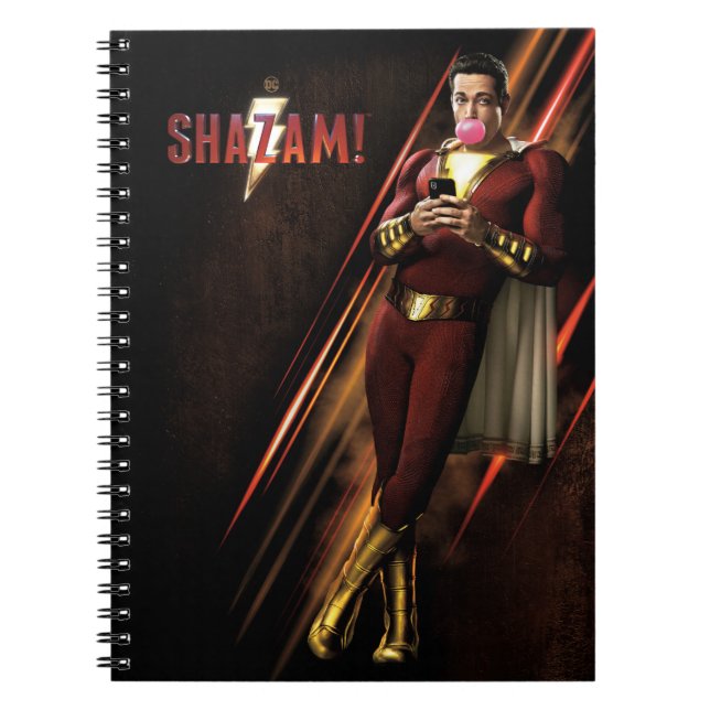 Cuaderno ¡SHAZAM! | Shazam Bearing Bubble Gum (Frente)