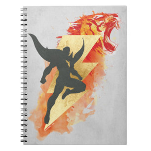 Cuaderno ¡SHAZAM!   Shazam Tiger & Lightning Graphic