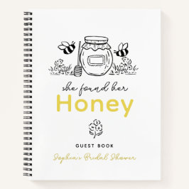 Cuaderno She found her Honey Hand-drawn Bridal Shower