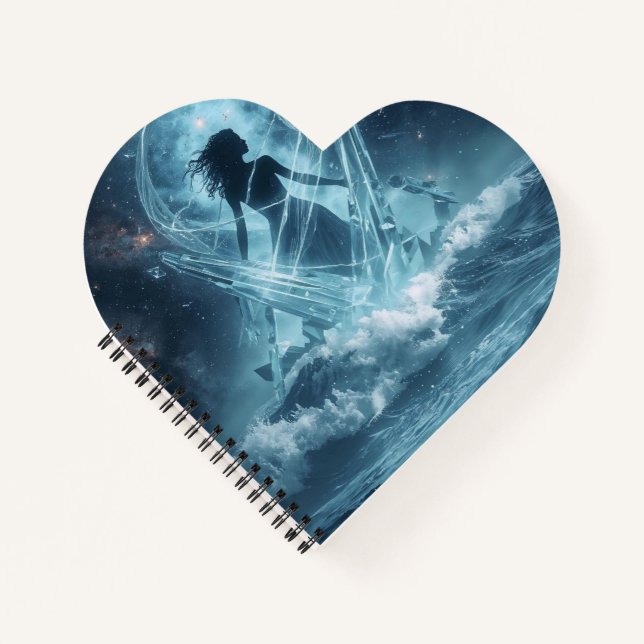 Cuaderno She Who Rises from the Crystal Sea (Anverso)