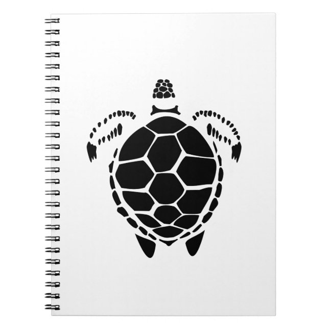 Cuaderno Shell de tortuga del mar Negro (Frente)