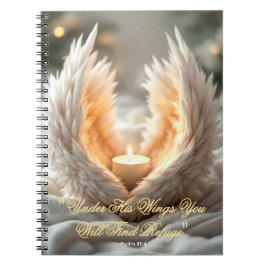 Cuaderno Sheltering Wings - Christian Prayer & Hope Journal