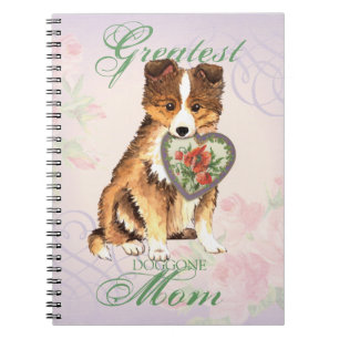 Cuaderno Sheltie Heart Mom