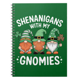 Cuaderno Shenanigans with My Gnomies St Patrick's Day Irish