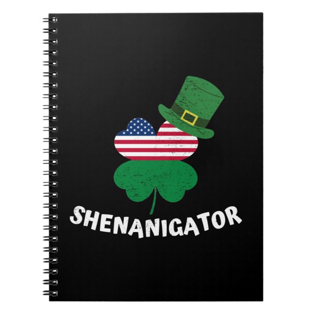Cuaderno Shenanigator del Día de San Patricio (Frente)