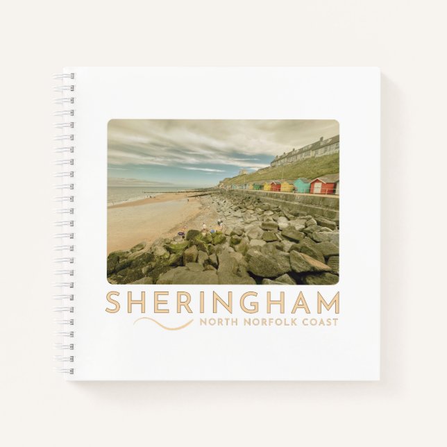 Cuaderno Sheringham Beach Norfolk Sketch (Anverso)