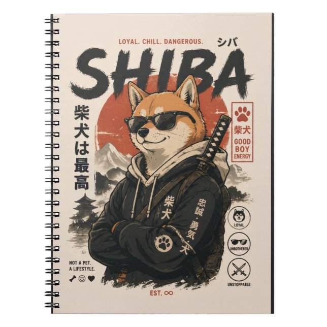 CUADERNO SHIBA EL PROTECTOR (Frente)