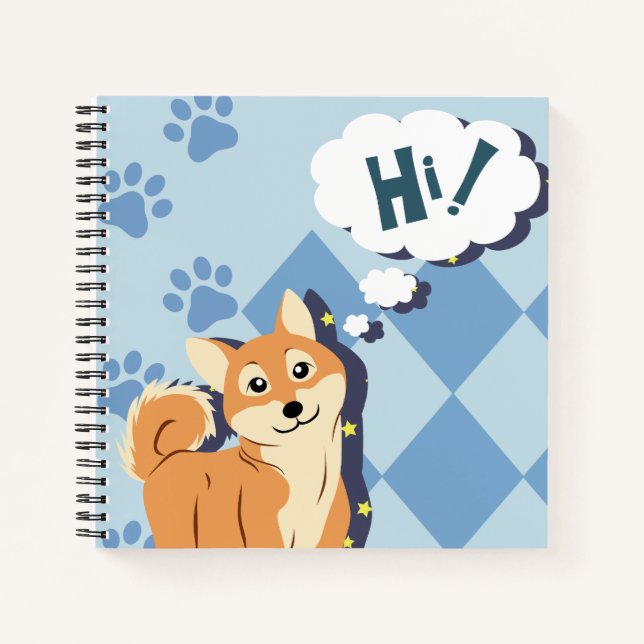 Cuaderno Shiba Inu (Anverso)