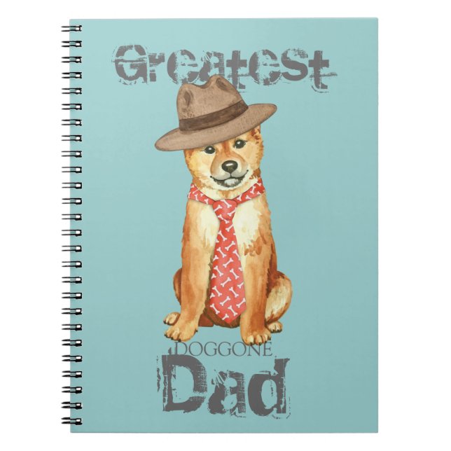 Cuaderno Shiba Inu Dad (Frente)