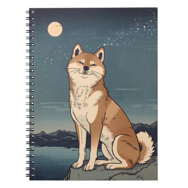 Cuaderno Shiba Inu Moonlight Notebook (Frente)