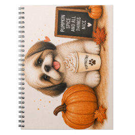 Cuaderno Shih Tzu Especias de Calabaza