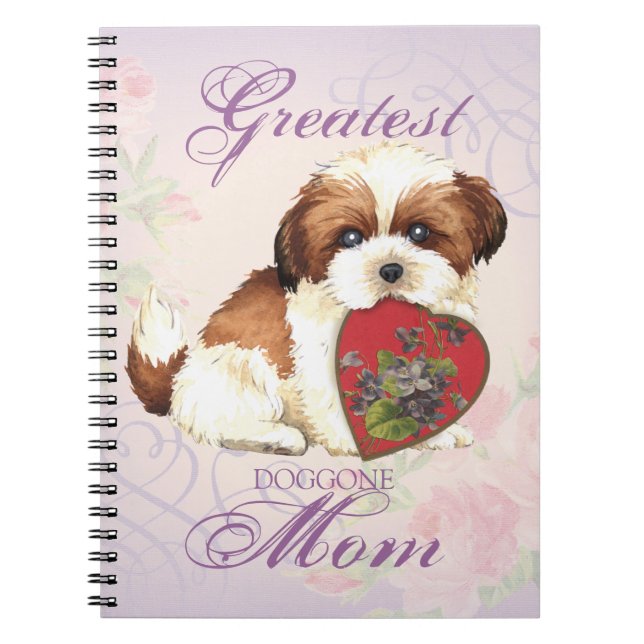 Cuaderno Shih Tzu Heart Mom (Frente)