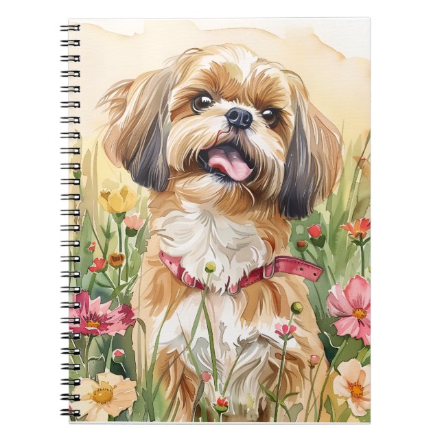 Cuaderno Shih Tzu Notebook - Cute Dog Notebook (Frente)