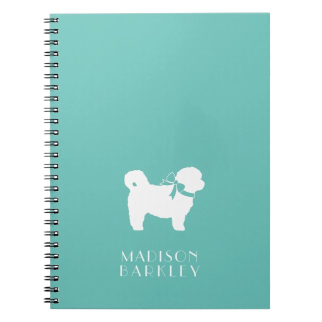 Cuaderno Shih Tzu Perro Cachorro Teddy Oso Corto (Frente)