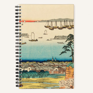 Cuaderno Shinagawa, Japón: Impresión de bloques de madera v