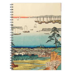 Cuaderno Shinagawa, Japón: Impresión de bloques de madera v