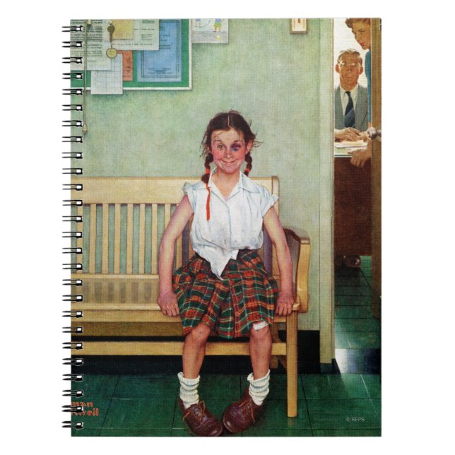 Cuaderno Shiner o fuera de la oficina del director (Frente)