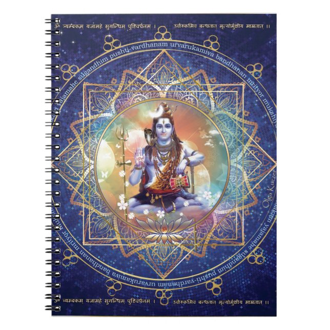Cuaderno Shiva Mahamrityunjaya - karma que purifica (Frente)