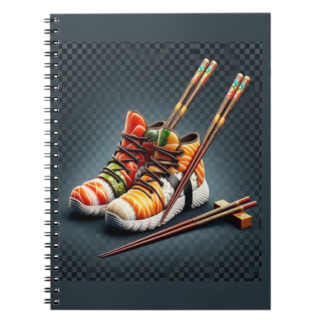 Cuaderno Shoeshi ME - Esneaker único de sushi (Frente)