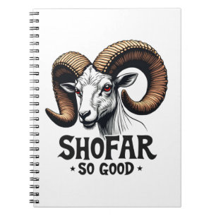 Cuaderno Shofar tan buena cabra judía Hanukkah Amantes