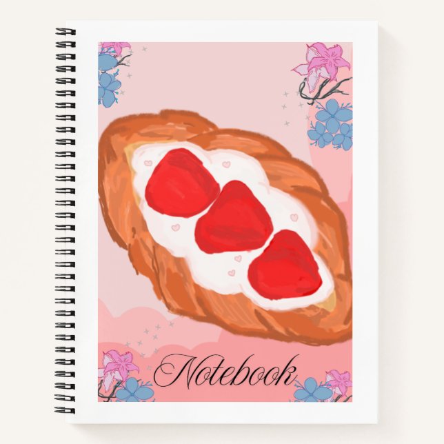Cuaderno Shortcake croissant notebooks  (Anverso)