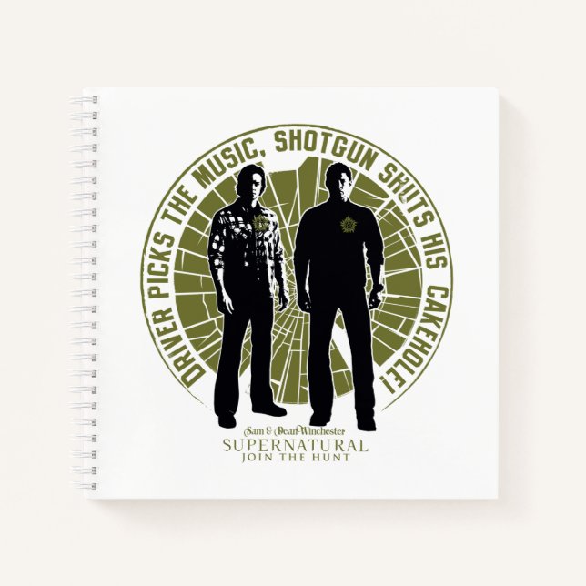 Cuaderno "Shotgun" del supernatural Winchester Brothers (Anverso)