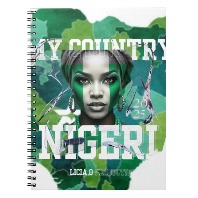 Cuaderno Show your Naija pride in style! with lycia oe (Frente)