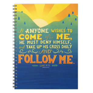 Cuaderno Si cualquier persona desea venir después de mí
