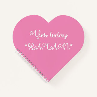 Cuaderno Sí, Hoy Satan Heart Shaped Notebook