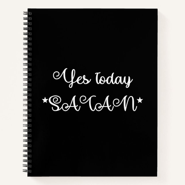Cuaderno Sí Hoy Satanás (Anverso)