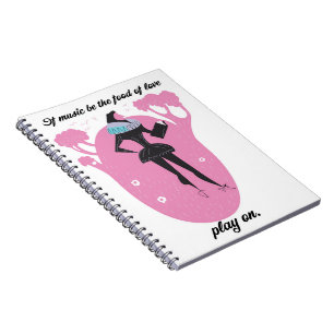 Cuaderno Si la música es la comida del amor, toca
