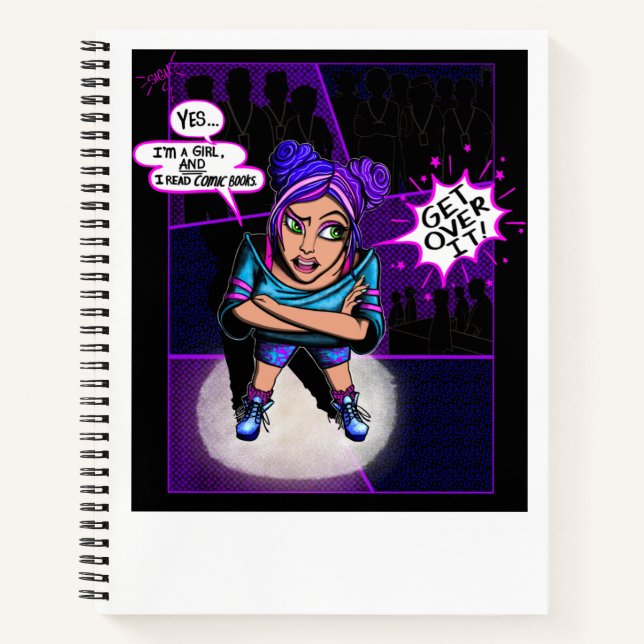 Cuaderno "Sí, leo historietas". (Anverso)