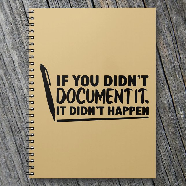 Cuaderno Si no ha documentado su oficina (Subido por el creador)