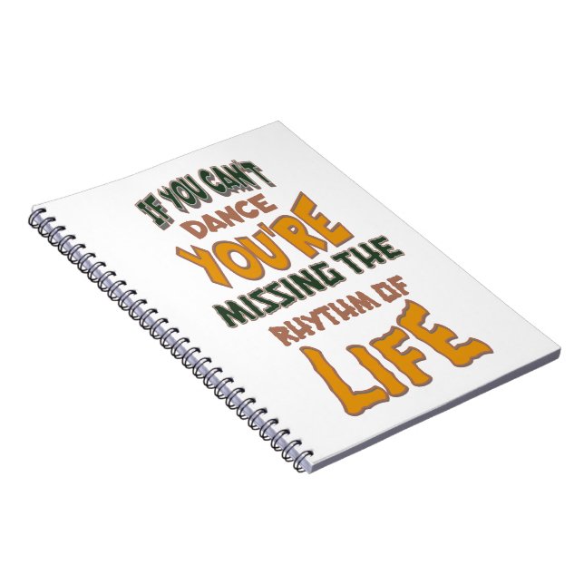 Cuaderno Si no puedes bailar estás perdiendo el ritmo de Li (Lado Derecho)