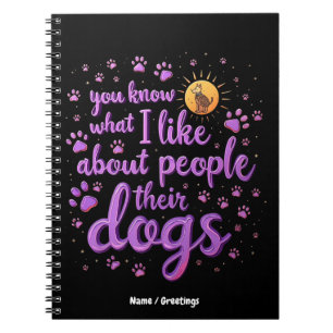 Cuaderno Si no puedo traer a mi perro, no voy Chistoso Pet