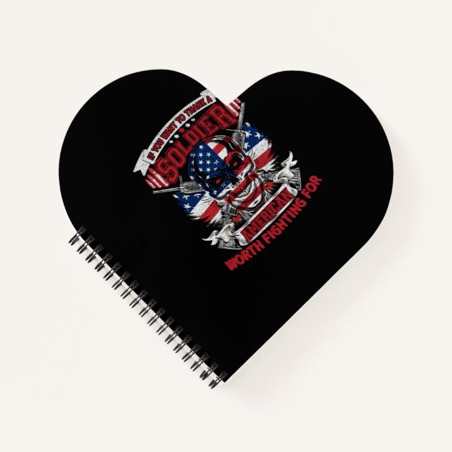 Cuaderno si quieres agradecer a un soldado americano que va (Anverso)