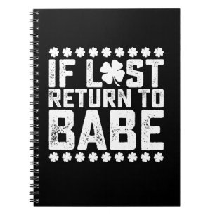 Cuaderno Si se pierde, devuélvase a Babe soy Babe Pareja co